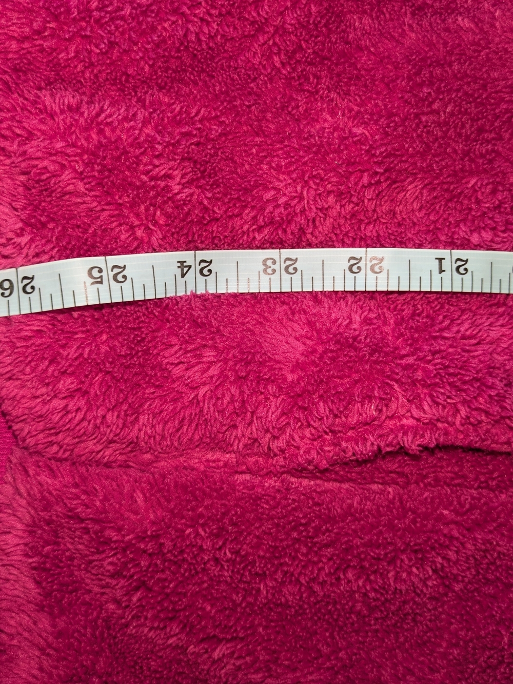 JoyLab Plush Half-Zip Teddy Jacket in Raspberry - Picture 5 of 6